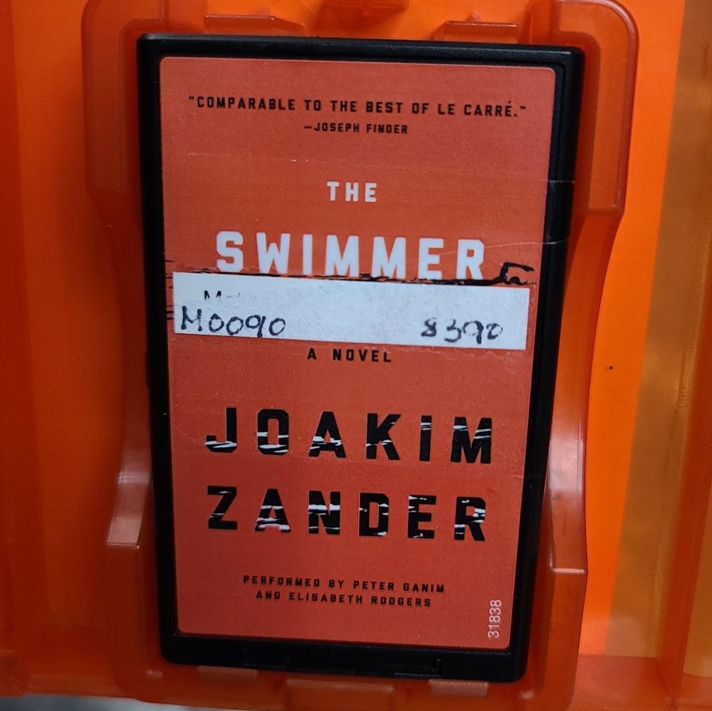 THE SWIMMER By Joakim Zander Fiction Playaway Audio Book Novel